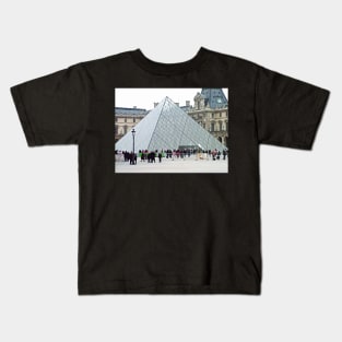 The Louvre Museum Paris Kids T-Shirt